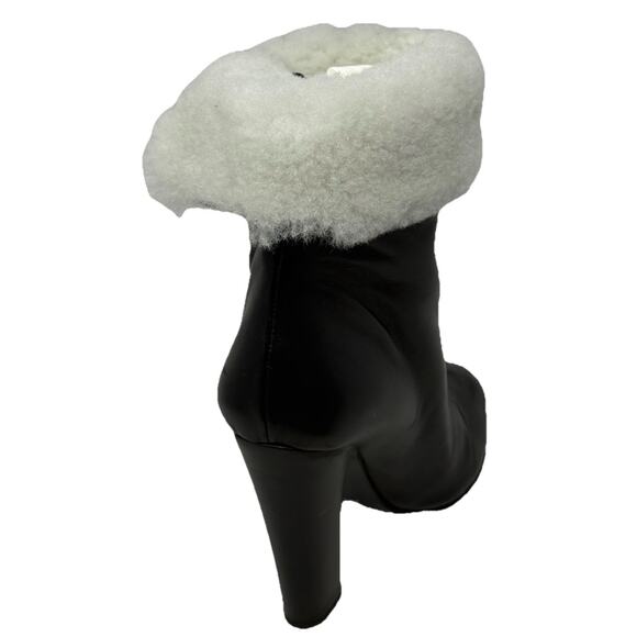 Giuseppe black leather ankle boots 36.5 6.5 - Picture 4 of 6